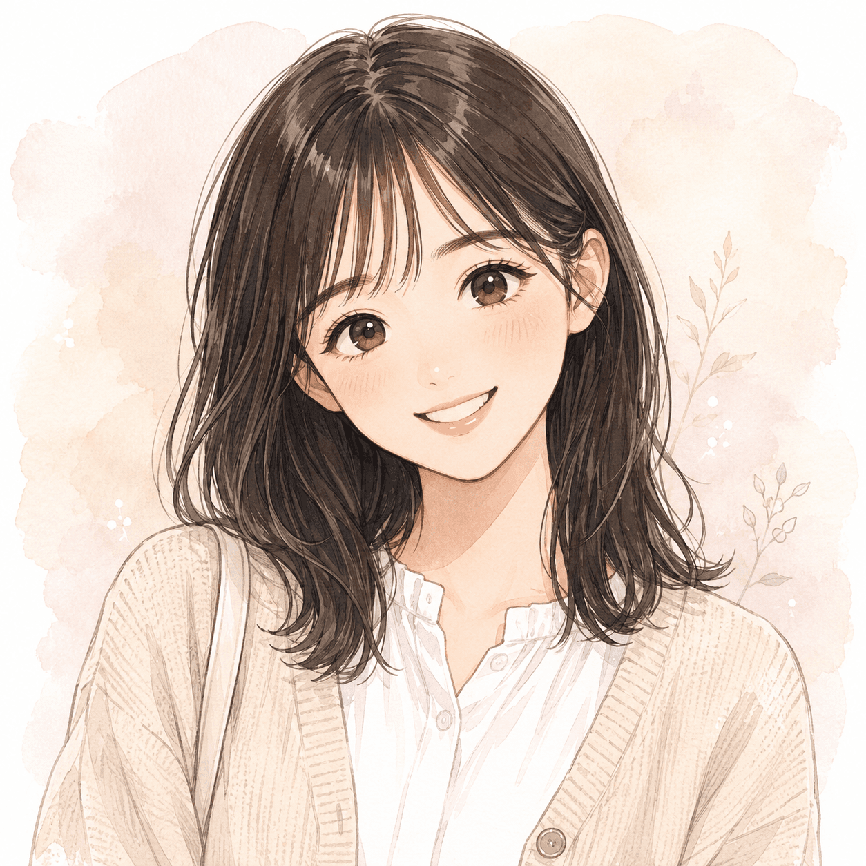 An illustration Yuna chose to represent herself